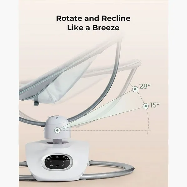 Продукт Momcozy CocoSway, 3D-Motion - Бебешка люлка, с музика, с дистанционно управление - 0 - BG Hlapeta