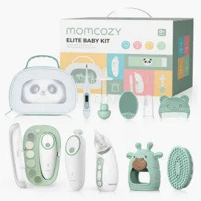 Momcozy All-in-1 Elite Baby Kit - Хигиенен комплект за бебе, 13 части