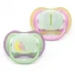 Продукт Philips AVENT Ultra Air NightTime - 2 броя светещи в тъмното, ортодонтски силиконови залъгалки, 6-18м, с картинки, в кутия за стерилизиране - 18 - BG Hlapeta