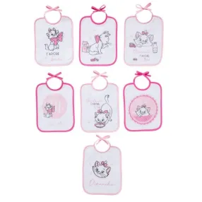 BabyCalin Marie - Комплект лигавници 0+ Месеца, 7 броя