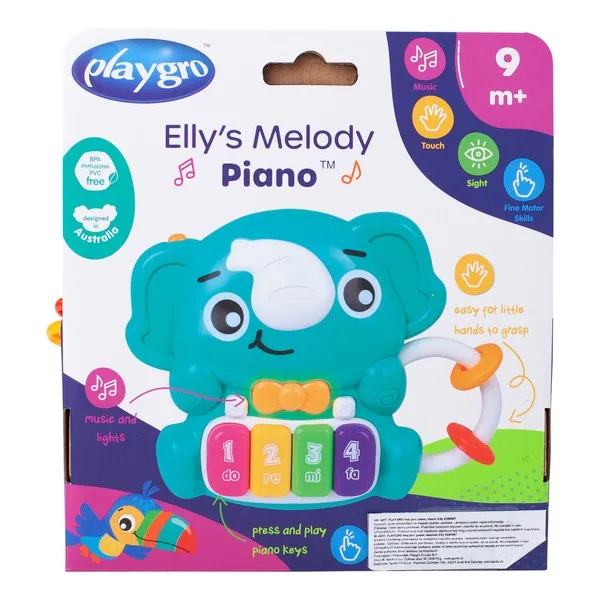 Продукт PLAYGRO - Пиано със светлина и звуци, активна играчка 9М+ - 0 - BG Hlapeta