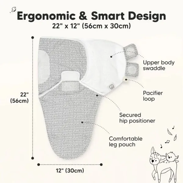 Продукт KeaBabies - Пелени За Повиване Organic 0-3 Месеца 3Бр - 0 - BG Hlapeta