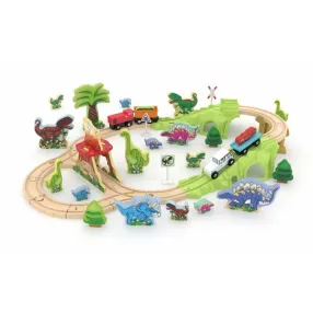 J′adore Динозаври - Сглобяем мега комплект влакчета 70 части