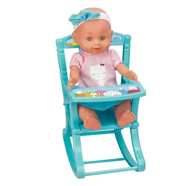 Продукт LT Le Petit Bebe - Кукла пишкаща 30 см. с легло, стол за хранене и корито - 0 - BG Hlapeta