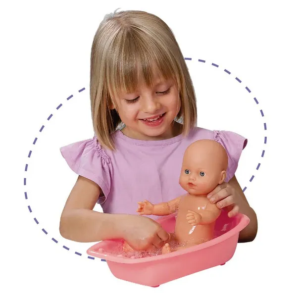 Продукт LT Le Petit Bebe - Кукла пишкаща 30 см. с легло, стол за хранене и корито - 0 - BG Hlapeta