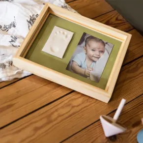 BABY ART Pure Frame - Рамка за отпечатък със снимка, с органична глина