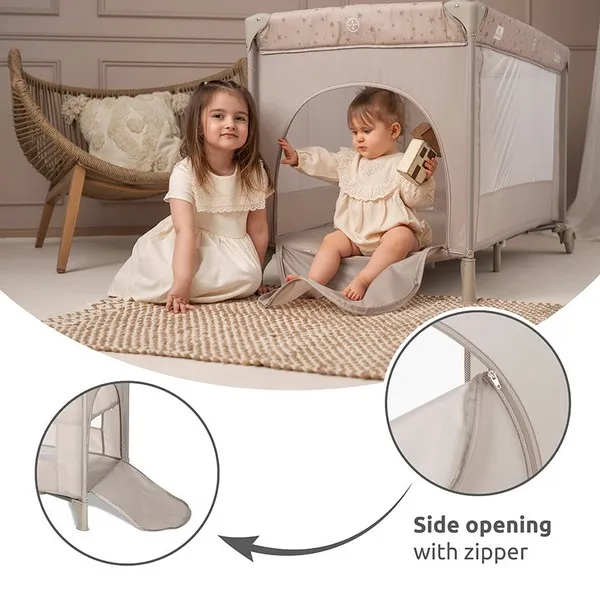 Продукт Lorelli CARINA - Детска кошара, 2 нива - 0 - BG Hlapeta