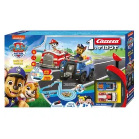 Carrera Paw Patrol, Надпревара и спасяване - Състезателна писта, 3.5м Carrera Paw Patrol, Надпревара и спасяване - Състезателна писта, 3.5м