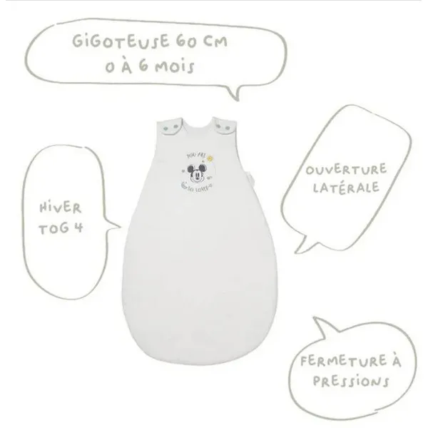 Продукт Babycalin Good Morning  - Зимен Спален Чувал 0-6 Месеца, 65 см - 0 - BG Hlapeta