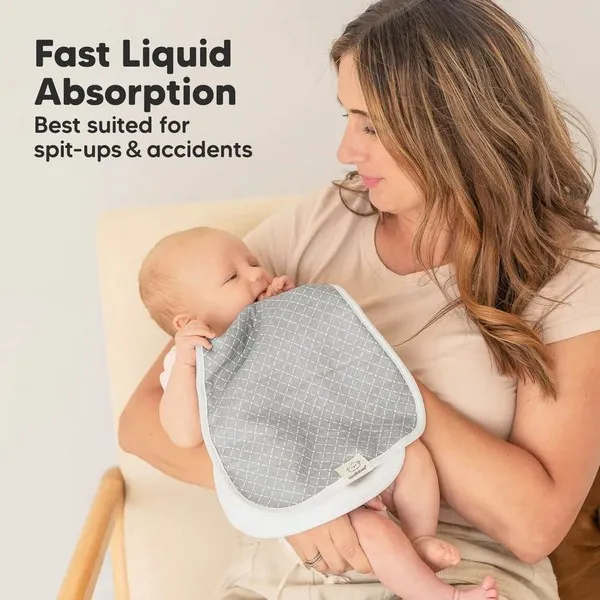 Продукт Keababies Nordic - Кърпи за оригване от органичен памук 5 бр - 0 - BG Hlapeta