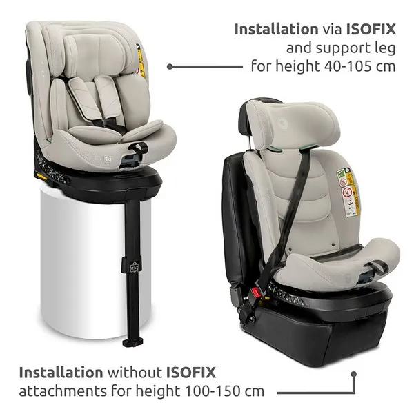 Продукт Lorelli SOLARIS - Стол за кола i-Size ISOFIX Support Leg 360, 40-150 см. - 0 - BG Hlapeta