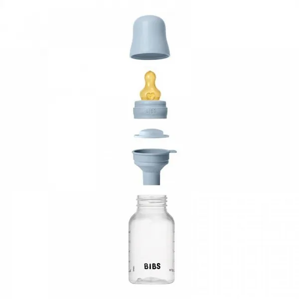 Продукт BIBS - Комплект с Бебешка Бутилка 150мл Бавен Поток, Каучук - 0 - BG Hlapeta
