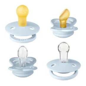 BIBS - Сет 4 Биберона 0-6 месеца Каучук и Силикон BIBS - Сет 4 Биберона 0-6 месеца Каучук и Силикон