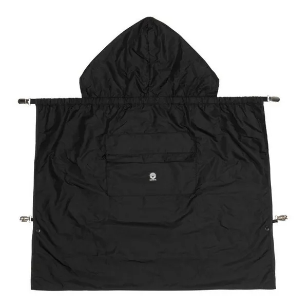 Dooky - Бебешки дъждобран за кенгуру, черен