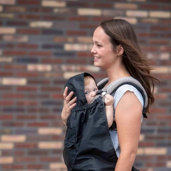 Продукт Dooky - Бебешки дъждобран за кенгуру, черен - 0 - BG Hlapeta