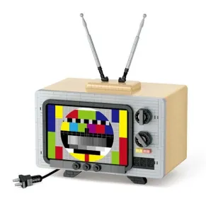 Koco Bricks Ретро телевизор с антена - детски конструктор 2280 части