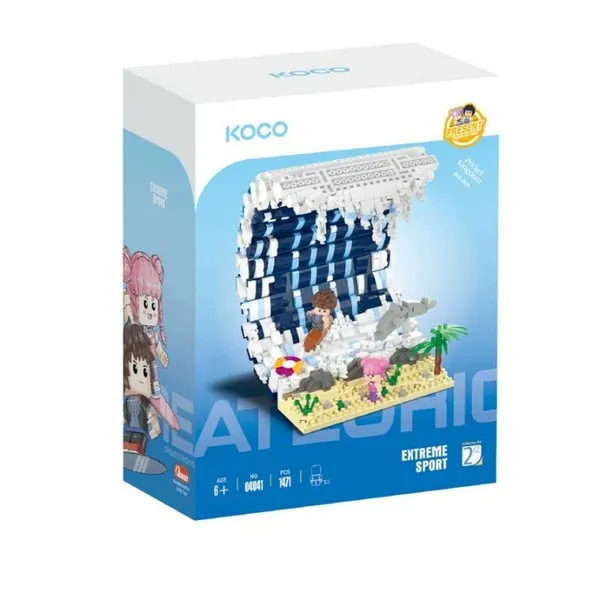 Продукт Koco Bricks Сърфинг - детски конструктор 1471 части - 0 - BG Hlapeta