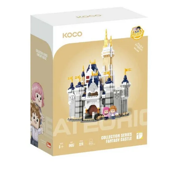 Продукт Koco Bricks Замък на влюбените - детски конструктор 1274 части - 0 - BG Hlapeta