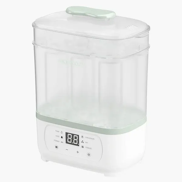 Продукт Momcozy - Електрически парен стерилизатор и сушилник за бебешки шишета 8 в 1, Размразява и затопля храна - 0 - BG Hlapeta