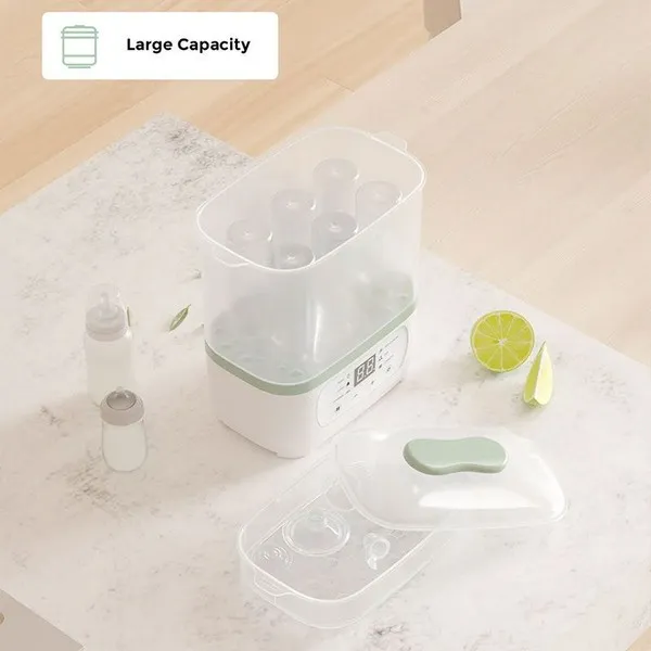 Продукт Momcozy - Електрически парен стерилизатор и сушилник за бебешки шишета 8 в 1, Размразява и затопля храна - 0 - BG Hlapeta