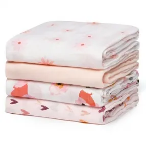 Momcozy  - Комплект муселинови пелени 120 x 120 см., 4 бр.