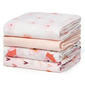 Momcozy  - Комплект муселинови пелени 120 x 120 см., 4 бр.