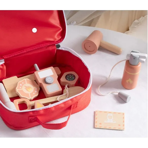 Продукт Tooky toy - Дървен пожарникарски комплект - 0 - BG Hlapeta