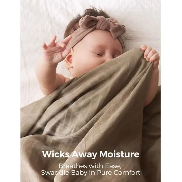 Продукт Momcozy  - Комплект муселинови пелени 120 x 120 см., 4 бр. - 0 - BG Hlapeta