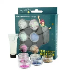 Robe Toy - Комплект от биоразградим брокат и гел за лесно нанасяне върху лице и тяло