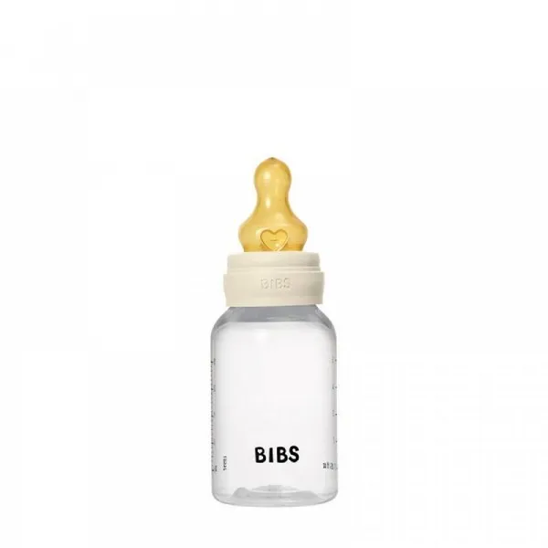 Продукт BIBS - Комплект с Бебешка Бутилка 150мл Бавен Поток, Каучук - 0 - BG Hlapeta