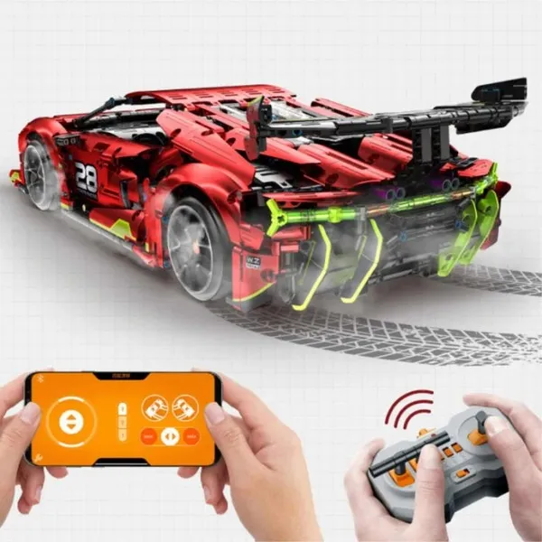 Продукт iM.Master - Електрическа супер кола, RC, Конструктор 1:10 - 1835ч - 0 - BG Hlapeta