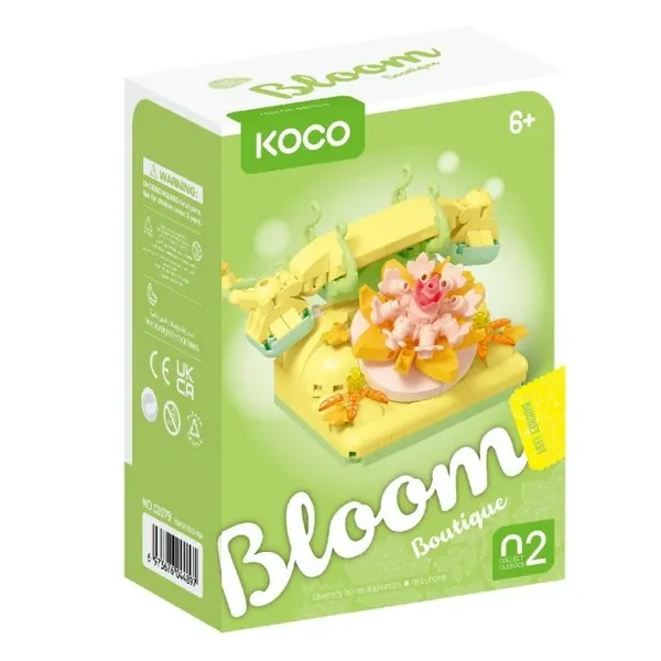 Продукт Koco Bricks Пъстроцветен телефон - конструктор за деца 336 части - 0 - BG Hlapeta