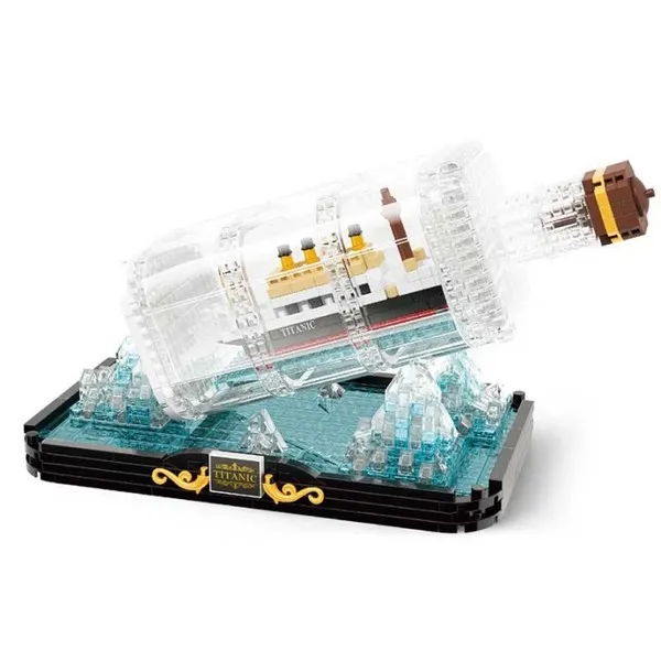 Koco Bricks Титаник в бутилка - конструктор за деца 918 части
