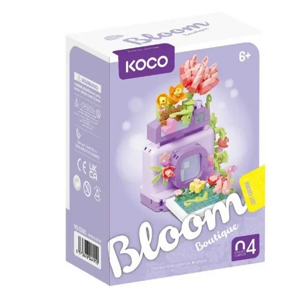 Продукт Koco Bricks Цветен фотоапарат - конструктор за деца 373 части - 0 - BG Hlapeta