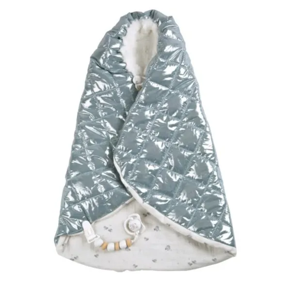 Продукт Arias Бория - Кукла-бебе с блестящо сиво одеялце и биберон, 38 см. - 0 - BG Hlapeta