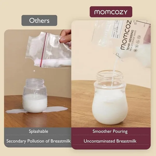 Продукт Momcozy MS029 - Торбички за съхранение на кърма, 60 бр. - 0 - BG Hlapeta