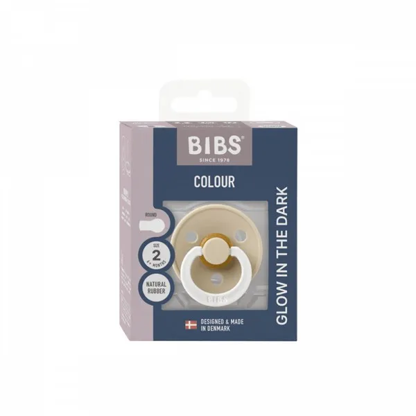 Продукт BIBS Colour GLOW - 1 бр. Биберон, 6-18 месеца - 0 - BG Hlapeta