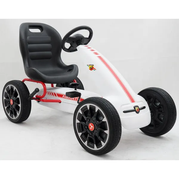 Продукт Картинг Abarth Pedal Go Kart с меки гуми, лицензиран модел  - 0 - BG Hlapeta