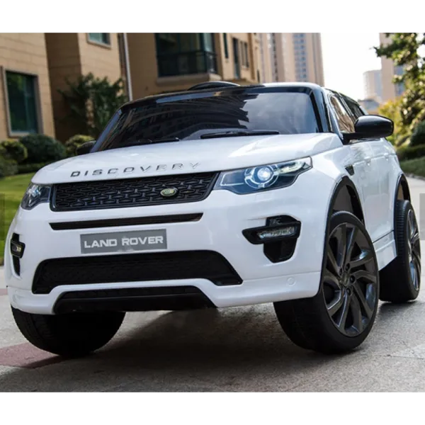 Продукт Акумулаторен джип Land Rover Discovery, 12V с меки гуми и кожена седалка - 0 - BG Hlapeta